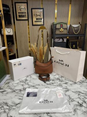 Coac_h Hobo Crossbody Bag With Box And Dust Bag Including Carry Bag (Brown)