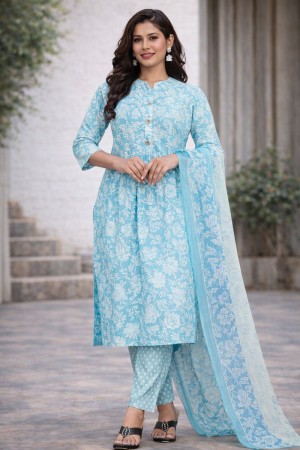 Ashda Fashion Sky Blue 3 Piece Set