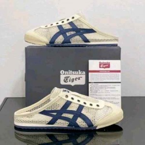 Onitsuka Tiger Mexico 66 Sabot Half Cut Shoe Cream Navy