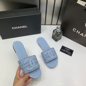 Chanel_Blue_Tweed_CC_Slippers_Flat_Light_Blue_With_OG_Box_&_Carry_Bag_1892_LT_Blue