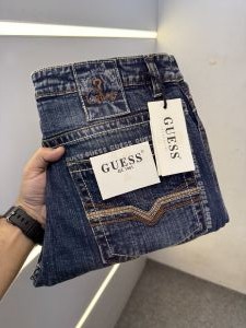 GUESS PREMIUM BLUE DENIM JEANS STRAIGHT FIT LENGHT 41