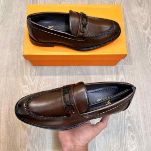 Louis Vuitto.n Premium Brown Loafer SE12