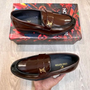 Louis Vuitto.n Premium Brown Loafer SE12
