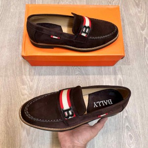 Bally Suede Premium Brown Loafer SE12