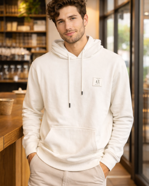 Ax Hoodies White K176-WH
