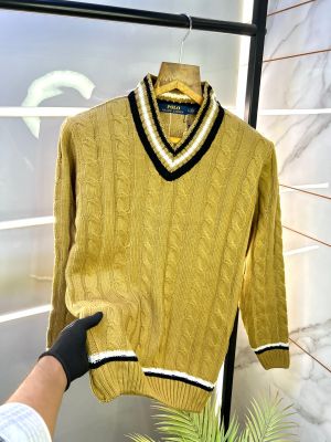 Ralph_Lauren Light Imported knitted Super Premium Pullovers F2261-LBR