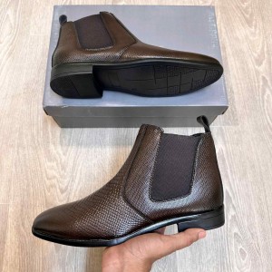 Calvin Klien Premium Brown Chroco Italian Chelsea Boots