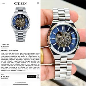 Citizen Tsuyos_a Open Heart Premium Automatic