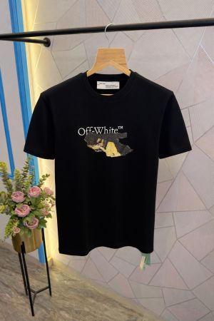 Off-white Premium Quality Round Neck T-Shirt Store Article