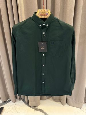 FREDPEERRY OXFORD SHIRTS OLIVE
