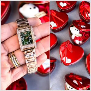 ARMAN_I LADIES ROSE GOLD GREEN