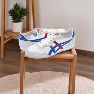 Onitsuk_a Tiger Serrano - WhiteBlueRed  Mens First Copy Tricolor (D-1905)