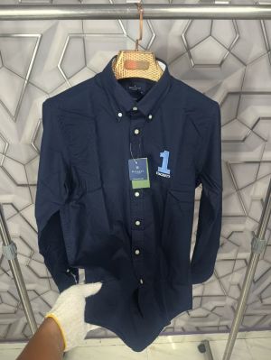 HACKETT_NAVY_BLUE_EMBROIDERY_LOGO_SUPER_PREMIUM_OXFORD_SHIRT_(1717)