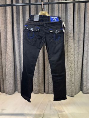 TRUE RELIGION IMPORTED BLACK BOOTCUT JEANS
