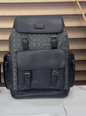 Coach_Unisex_Rivington_Backpack_Black_Sprint_Leather_With_Dust_Bag_059_Black_Black