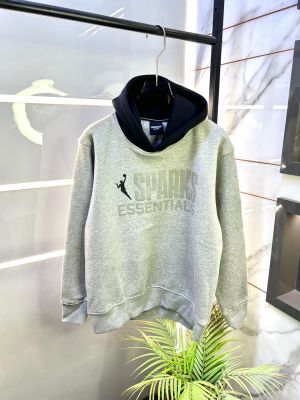 Essential Imported Grey Super Premium Hoodie F3343-GY
