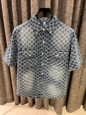 GUCC_I IMPORTED STORE ARTICLE DENIM SHIRT