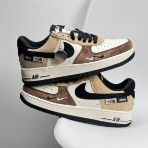 Airforce 1 Low Stussy X North Face Suede Brown 2025 526