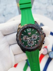 Tag_Heuer FORMULA 1 CHRONOGRPH BLACK GREEN SILICON BELT 362