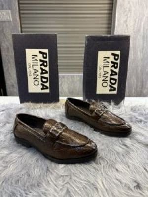 PRADA-LOAFERS--BROWN