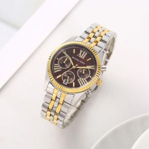 Michael_Kors_Lexington SKU Gold Two Tone Brown Dial