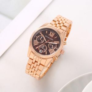 Michael_Kors_Lexington SKU Rosegold Brown Dial