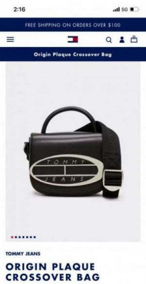 Tommy Jeans origin crossbody bag with box and carry bag 695