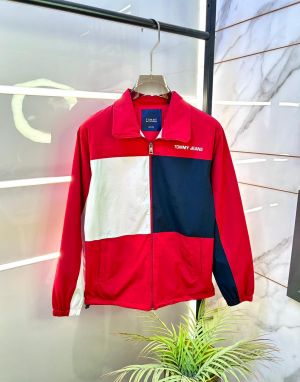 Tommy_Hilfiger Imported Red Premium Wind Shetter Jacket F3220-RE