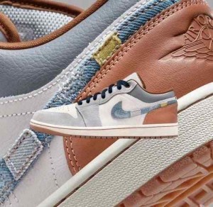 Nikee Air Jordan 1 SE Phantom Denim Swoosh