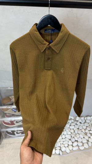 Ralp_h Lauren Full Sleeves Textured Polo 1055
