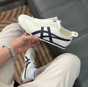 Onitsuk_a Tiger Mexico 66 Slip-On - BirchMidnight Blue  Mens First Copy (D-1880)