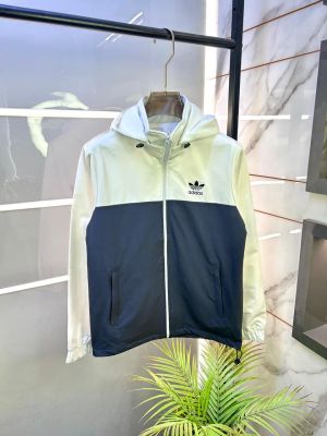 Adida s Dark Grey Imported Back Print Super Premium Wind Shetter Jacket F3377-DGY