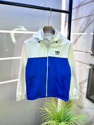 Adida s Blue Imported Back Print Super Premium Wind Shetter Jacket F3377-BU