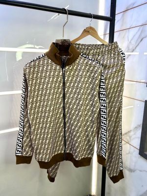 Fend i Imported Brown Monogram Printed Super Premium F3296-BR