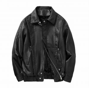 STORE ARTICLE IMPORTED JACKET LEATHER BLACK
