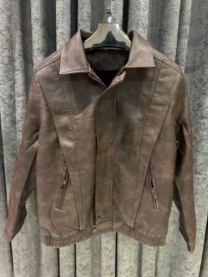 STORE ARTICLE IMPORTED JACKET LEATHER BROWN