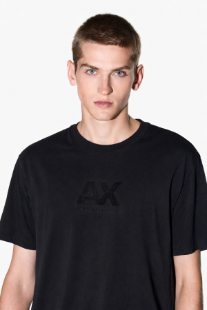 Arman_i Exchange Round Neck T-shirt Embossed Logo