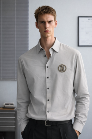 BURBERR-Y IMPORTED STORE ARTICLE FULL SLEEVES SHIRT