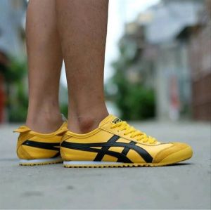 Onitsuk_a Tiger Mexico 66 YellowBlack  Mens First Copy Iconic Sneakers (D-1871)