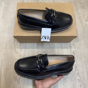  Zar.a 01 Classic Premium Casual Black Loafer