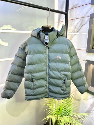 Moncle r Logo Imported Grey Super Premium Puffer Jacket F3367-G1