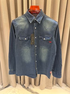 Diese_l Denim Shirts Dark Blue