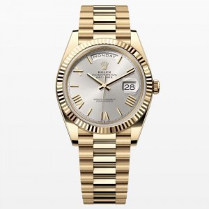 SWISS ETA Rolex Day Date 40MM Coral Gold Dial