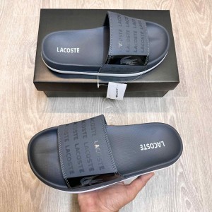 Lacost.e Soft Cusion Premium Grey Flip Flop