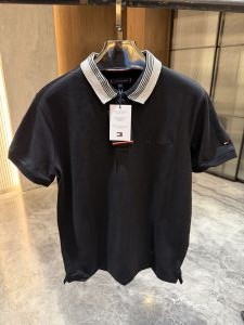 Tommy Hilfigher Black Polo Tshirt