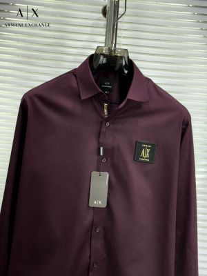 ARMAN-I EXCHANGE PREMIUM MAROON SHIRT WITH PREMIUM BRAND BOX PACKING