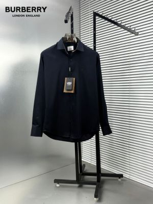 BURBERR-Y LONDON PREMIUM BLUE  SHIRT WITH PREMIUM BRAND BOX PACKING