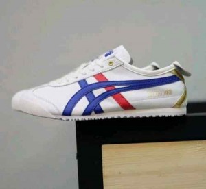 onitsukaa Mexico 66 White Blue Gold