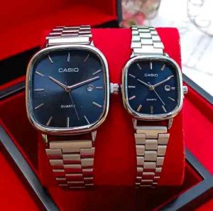 Casio couple silver Blue