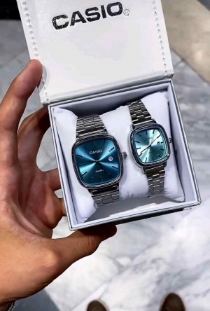 Casio couple silver Tiffany